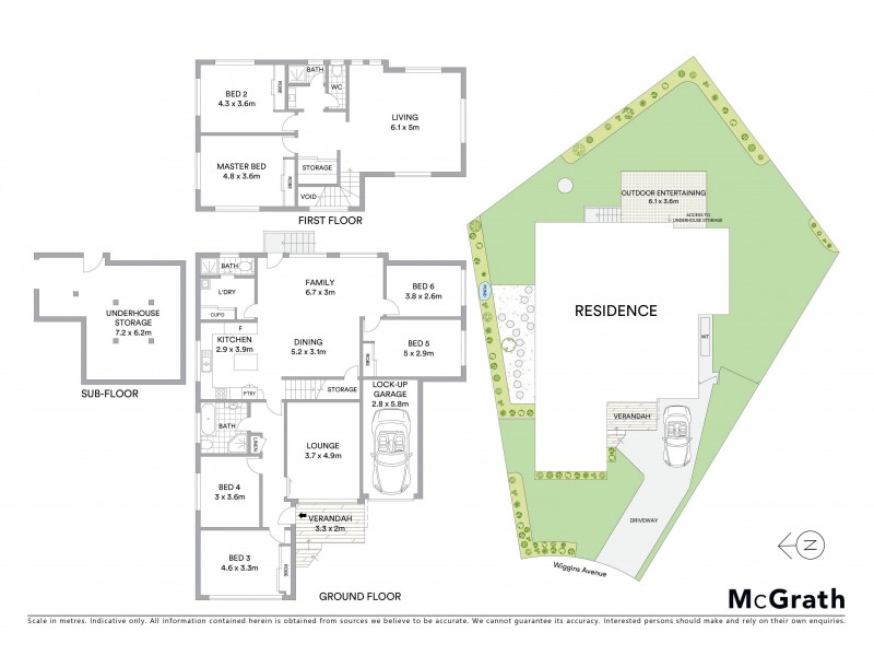 4 Wiggins Avenue, Beverly Hills NSW 2209 Floorplan