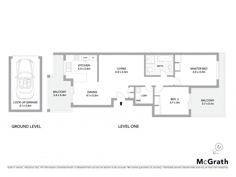 7/18-26 Allen Street, Wolli Creek NSW 2205 Floorplan