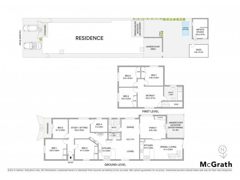 13 Campbell Street, Ramsgate NSW 2217 Floorplan