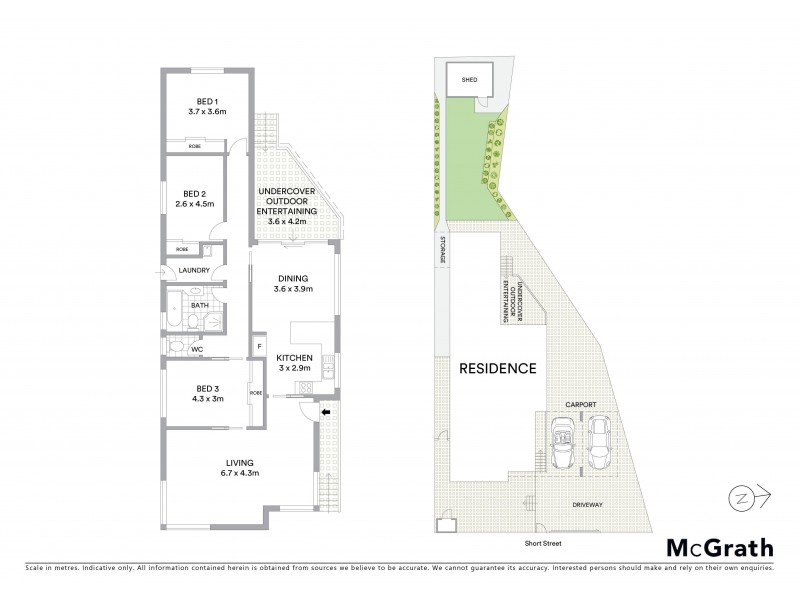 15 Short Street, Banksia NSW 2216 Floorplan
