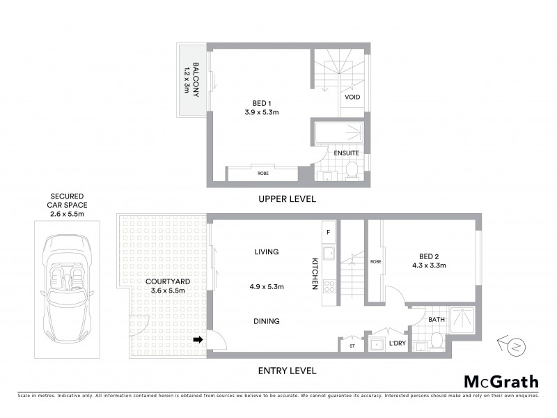 8/43 College Street, Newtown NSW 2042 Floorplan