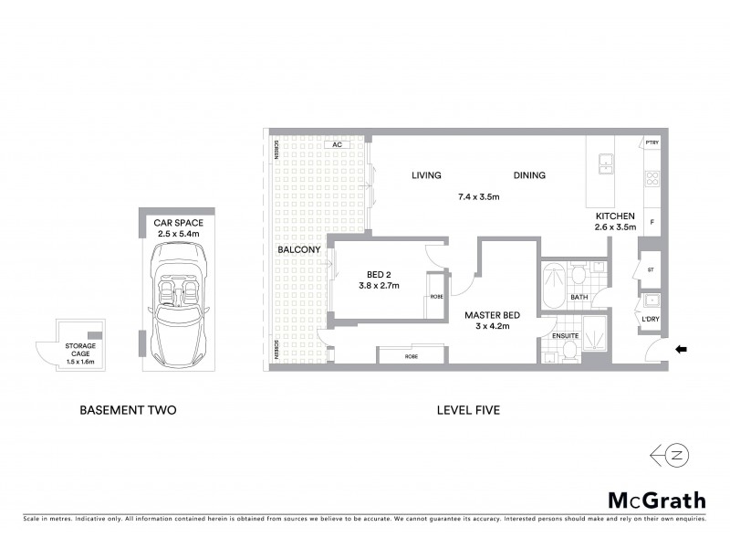 509/564 Princes Highway, Rockdale NSW 2216 Floorplan