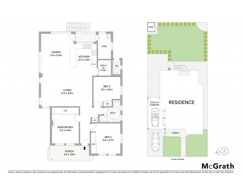 4 Jones Avenue, Monterey NSW 2217 Floorplan