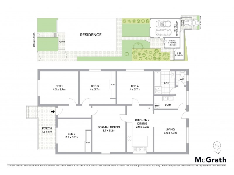 71 Cameron Street, Rockdale NSW 2216 Floorplan