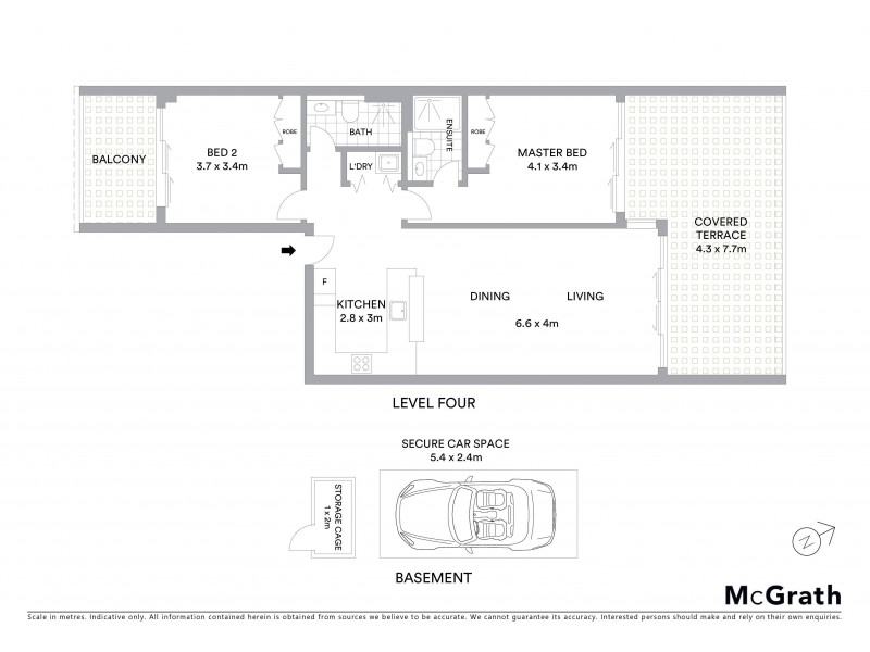 402/18 Princess Street, Brighton-le-sands NSW 2216 Floorplan