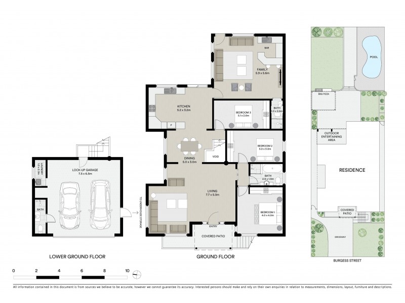 54 Burgess Street, Beverley Park NSW 2217 Floorplan