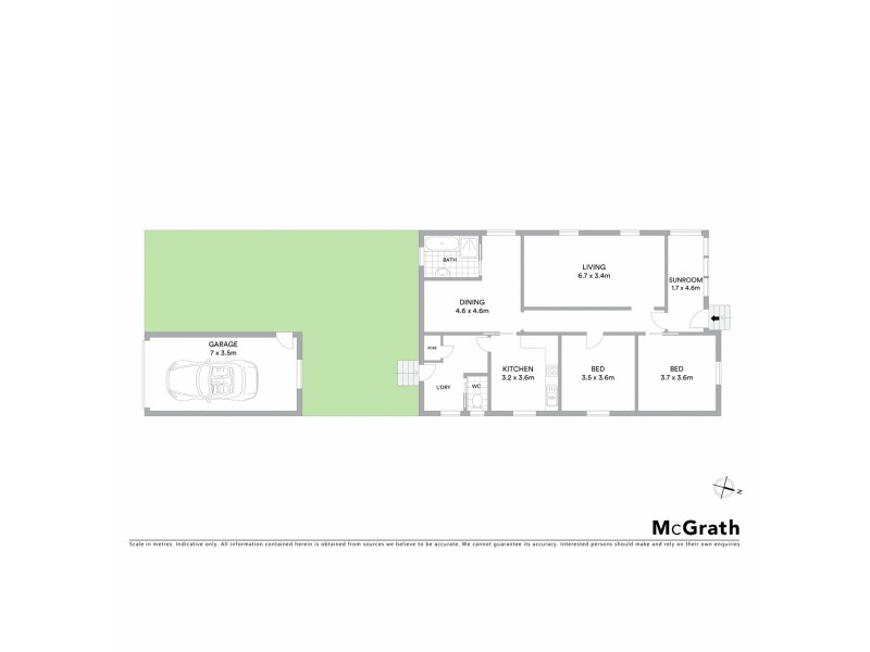94 Byron Street, Bangalow NSW 2479 Floorplan
