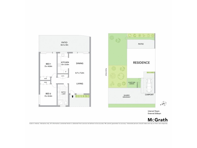 1/40 Ruskin Street, Byron Bay NSW 2481 Floorplan