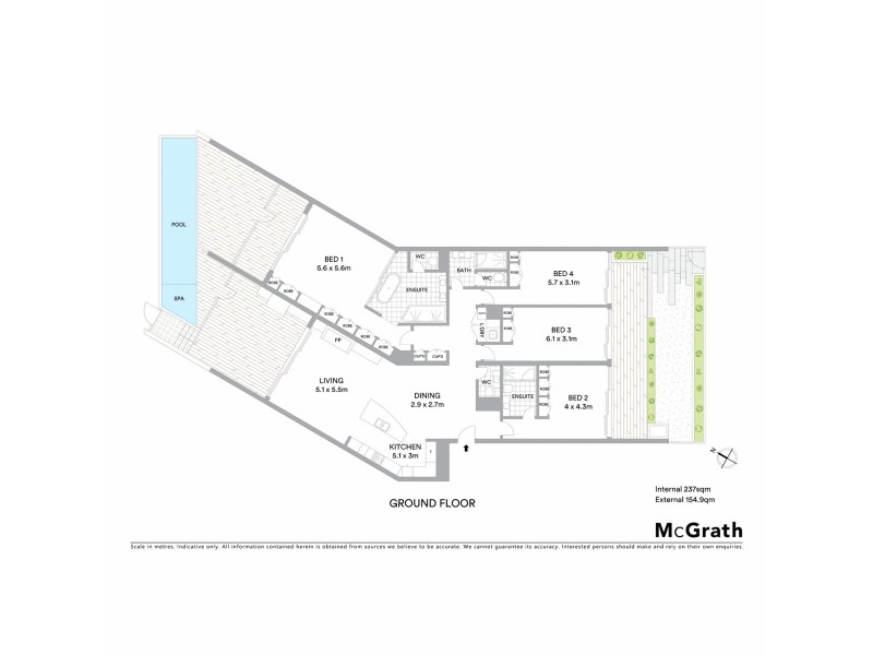 2/45-47 Lawson Street, Byron Bay NSW 2481 Floorplan