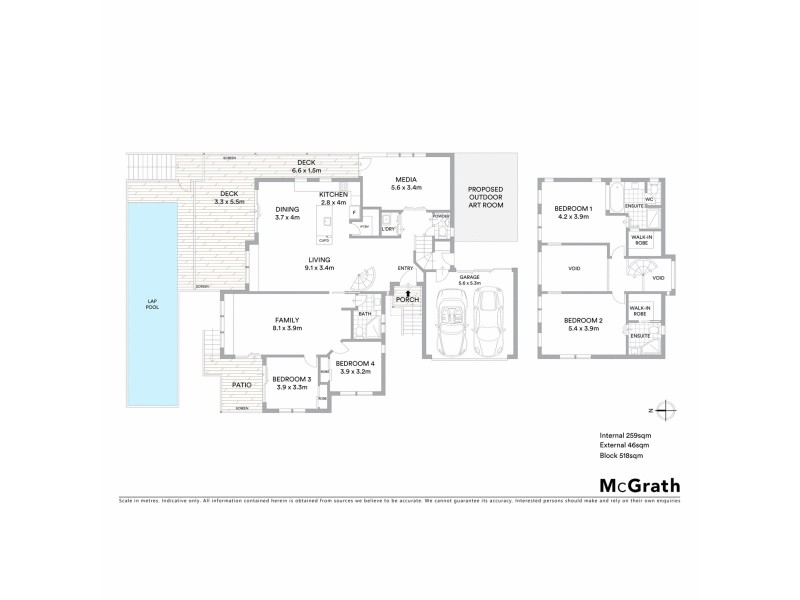 2/21 Marvell Street, Byron Bay NSW 2481 Floorplan