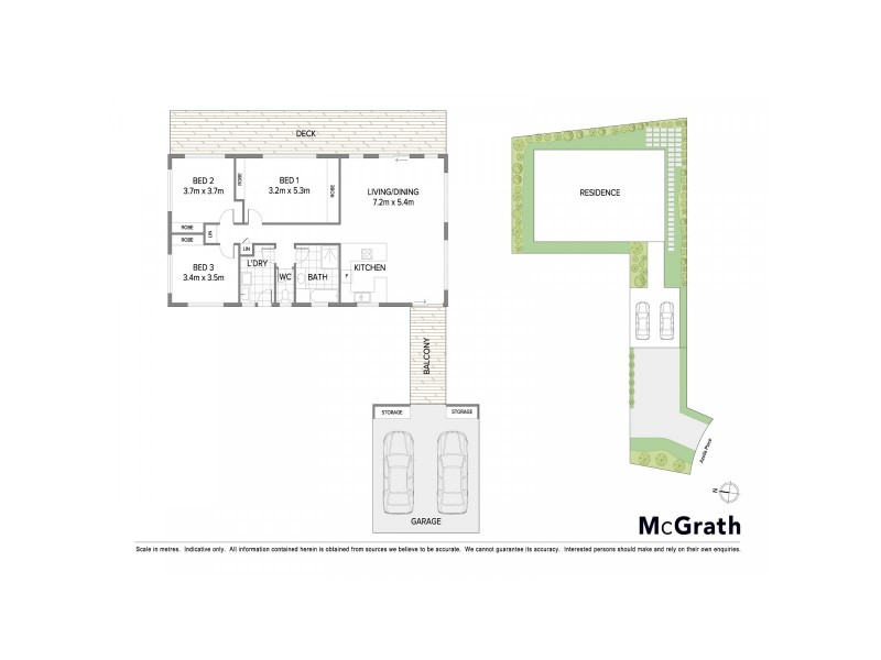 2/13 Azolla Place, Suffolk Park NSW 2481 Floorplan