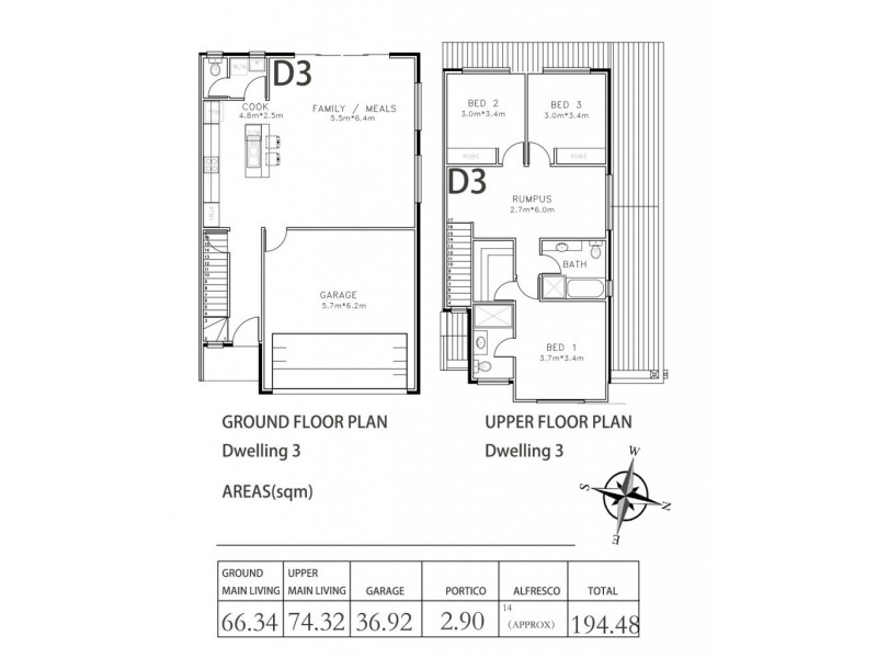 Res 1 to 3/719 Lower North East Road, Paradise SA 5075 Floorplan