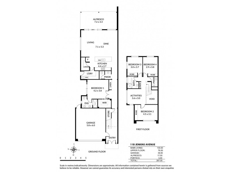11A & 11B Jenkins Avenue, Rostrevor SA 5073 Floorplan