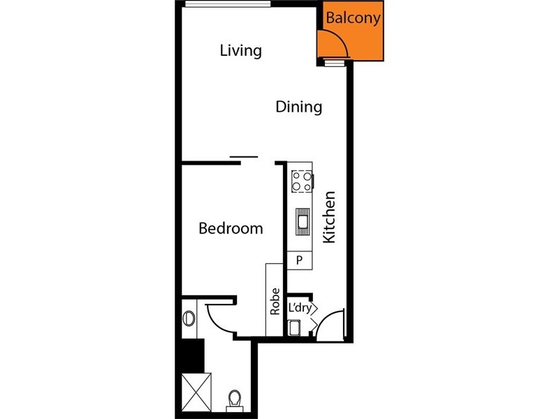 608/96 North Terrace, Adelaide SA 5000 Floorplan