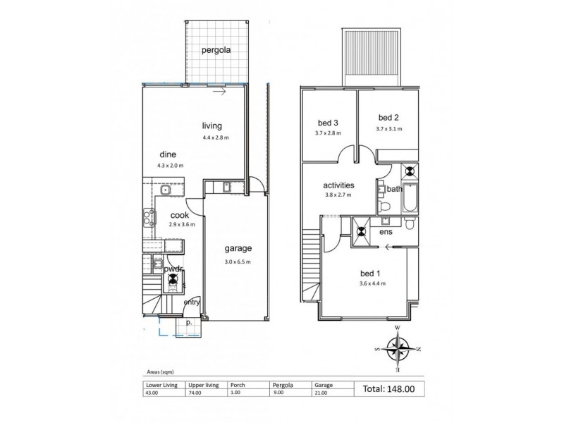 Res 4/7 Frost Street, Newton SA 5074 Floorplan
