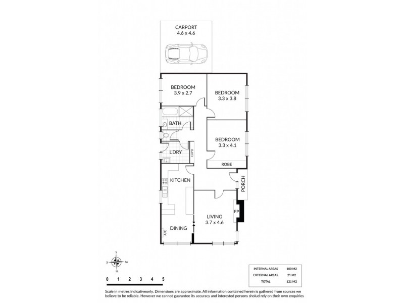 2A Addiscombe Place, Unley Park SA 5061 Floorplan