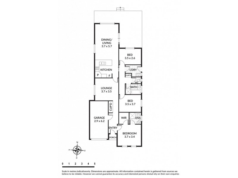 47 High Avenue, Clearview SA 5085 Floorplan