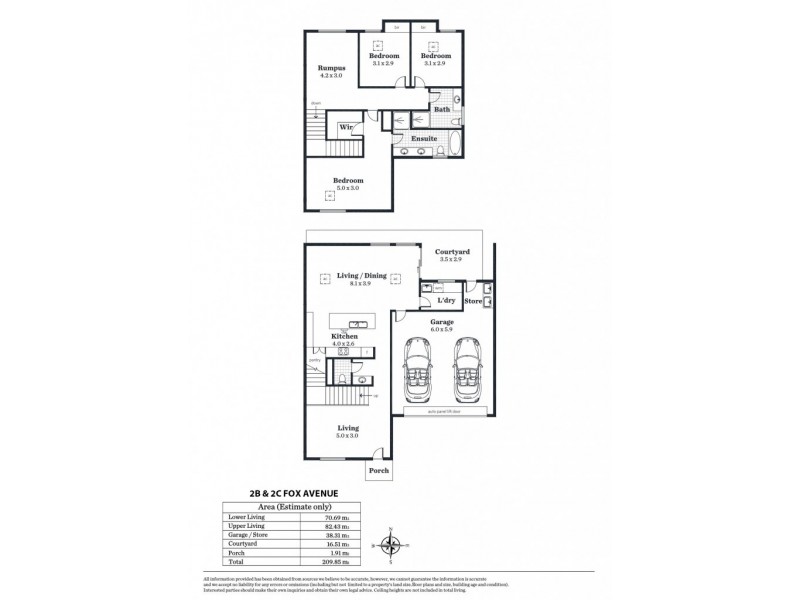 2B & 2C Fox Avenue, Athelstone SA 5076 Floorplan
