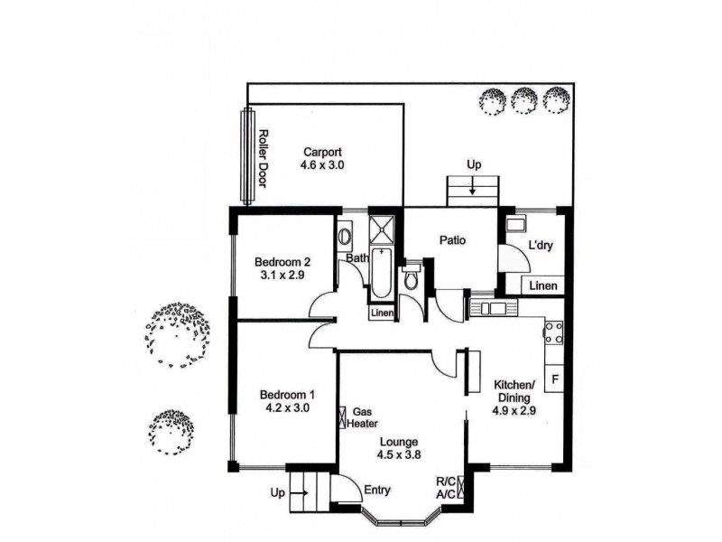 1/6 Sandford Street, Kensington Gardens SA 5068 Floorplan