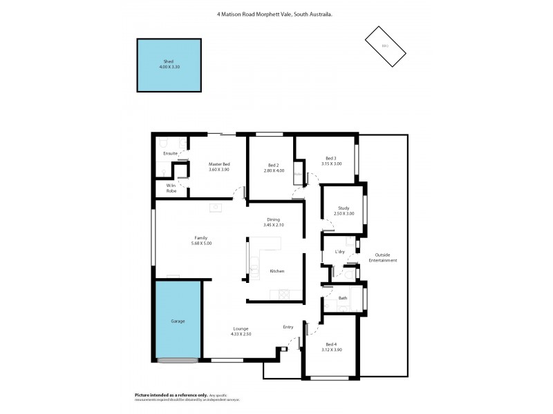 4 Matison Road, Morphett Vale SA 5162 Floorplan
