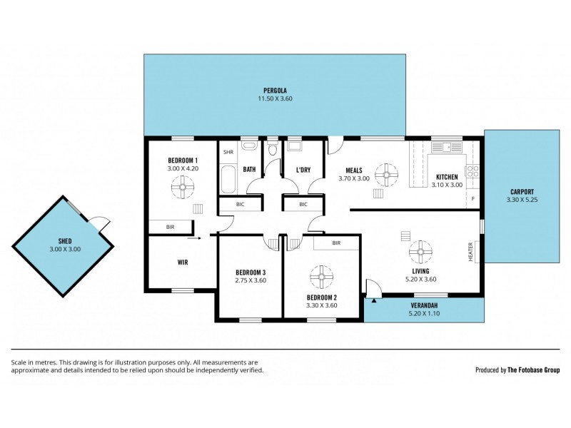 8 Seram Court, Noarlunga Downs SA 5168 Floorplan