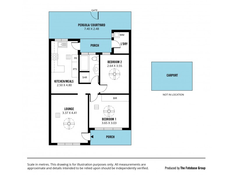 2/38 Cecelia Street, North Brighton SA 5048 Floorplan