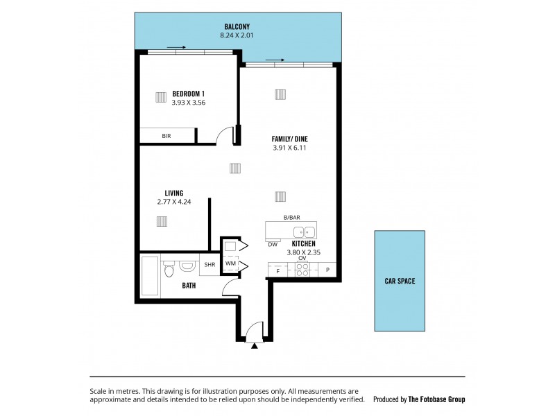 421/29 Colley Terrace, Glenelg SA 5045 Floorplan