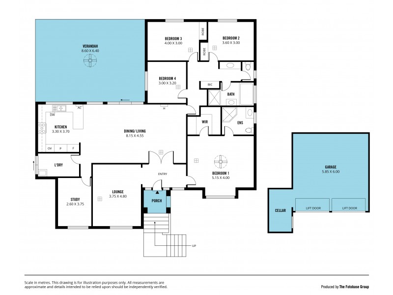 6 Caspian Court, Woodcroft SA 5162 Floorplan