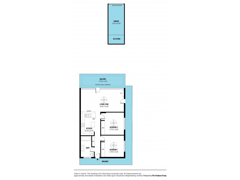 6/35 Burnham Road, Kingston Park SA 5049 Floorplan