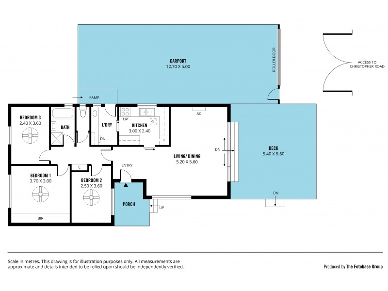2 Agnes Street, Christie Downs SA 5164 Floorplan
