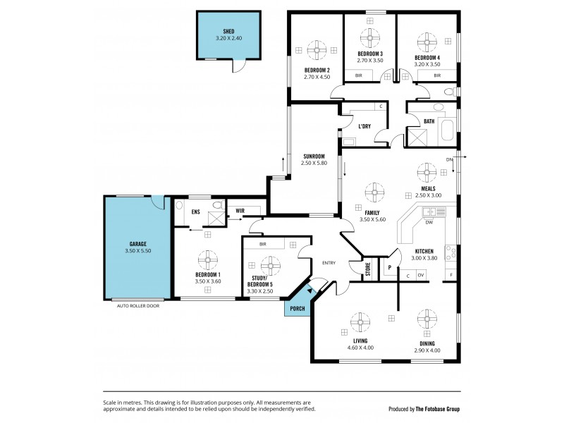 46 Jagger Crescent, Woodcroft SA 5162 Floorplan