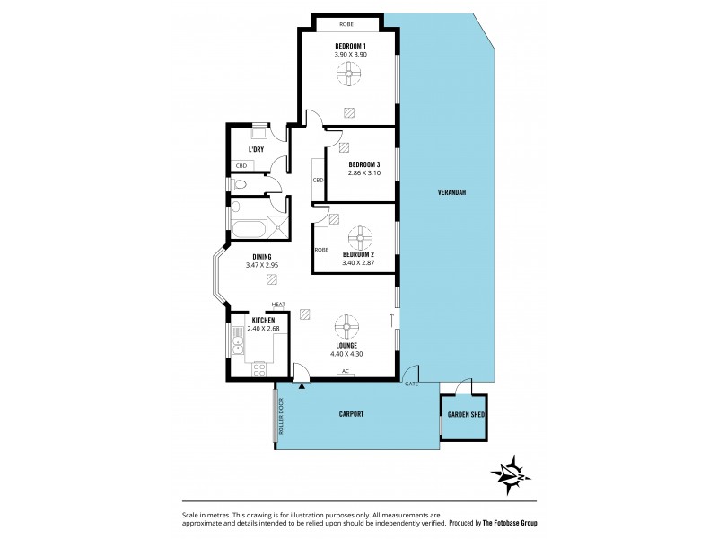 3/1 Ballina Court, Huntfield Heights SA 5163 Floorplan