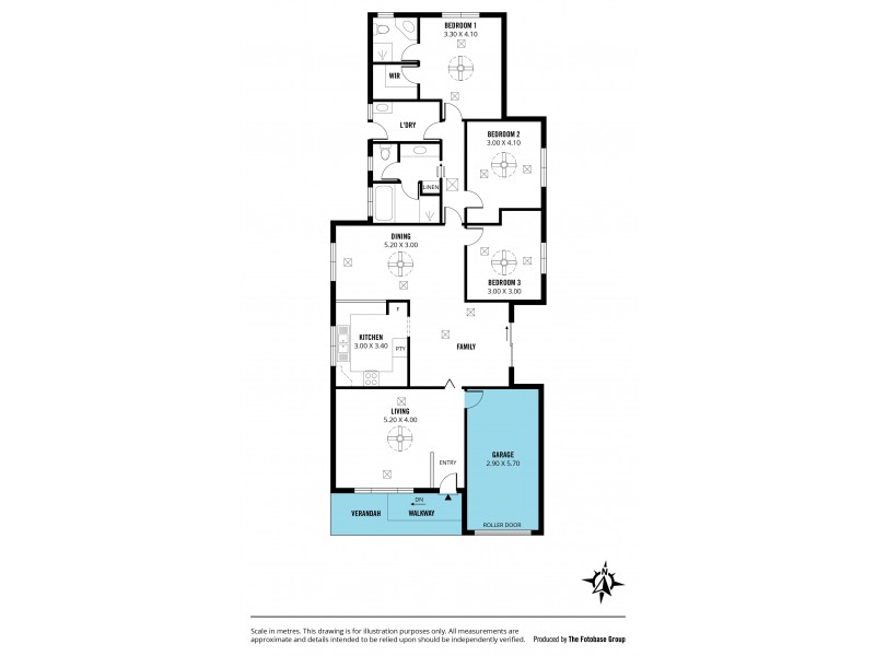 3 McCormack Crescent, Woodcroft SA 5162 Floorplan