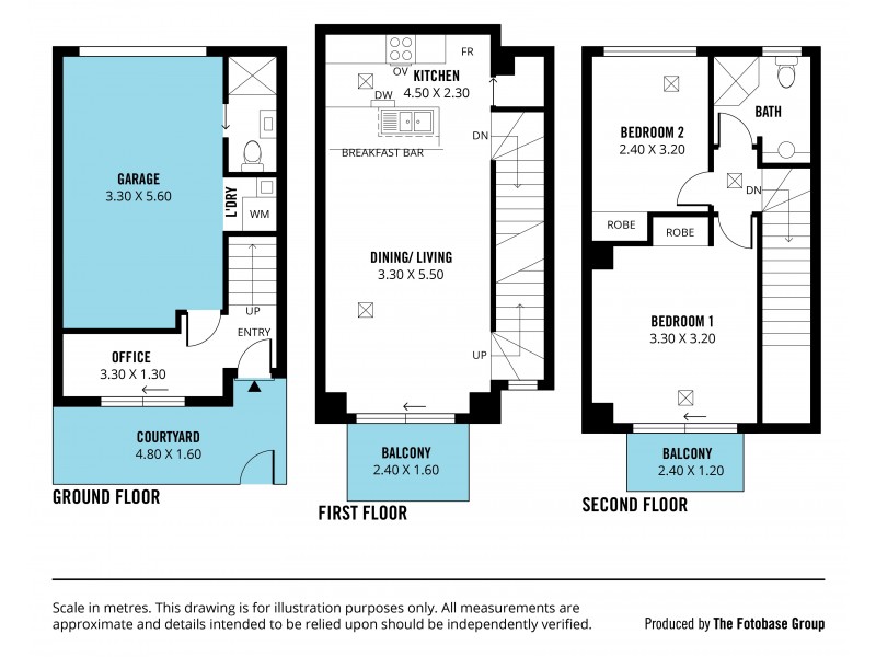 7/22 Euston Walk, Mawson Lakes SA 5095 Floorplan