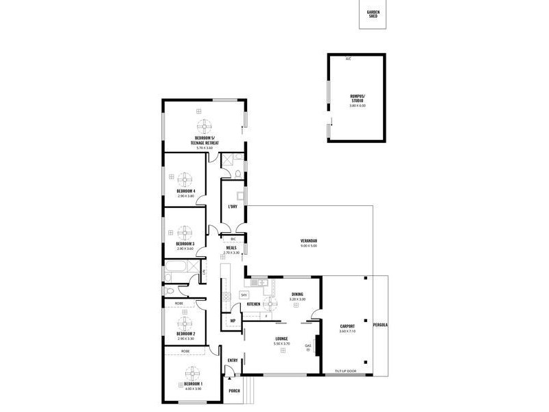 16 Carnarvon Avenue, Redwood Park SA 5097 Floorplan