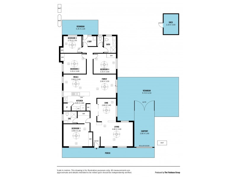 21 Warburton Drive, Woodcroft SA 5162 Floorplan
