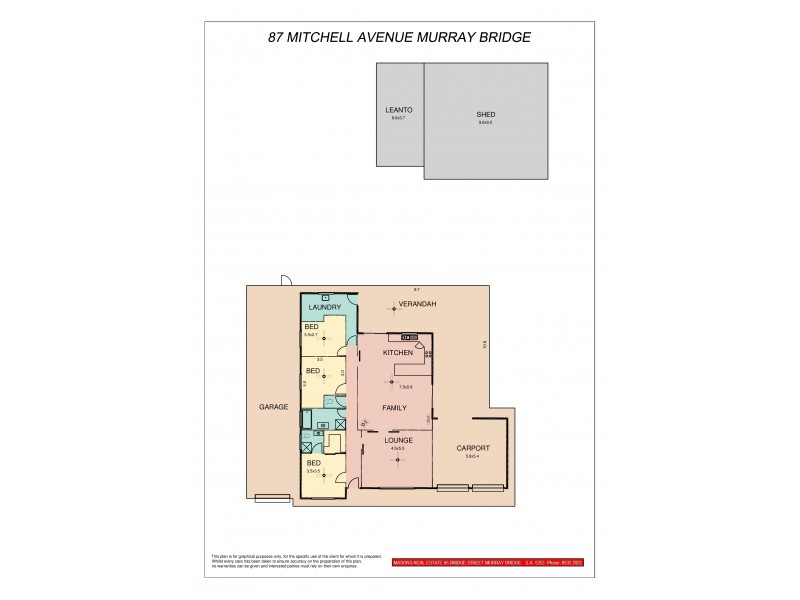 87 Mitchell Avenue, Murray Bridge SA 5253 Floorplan