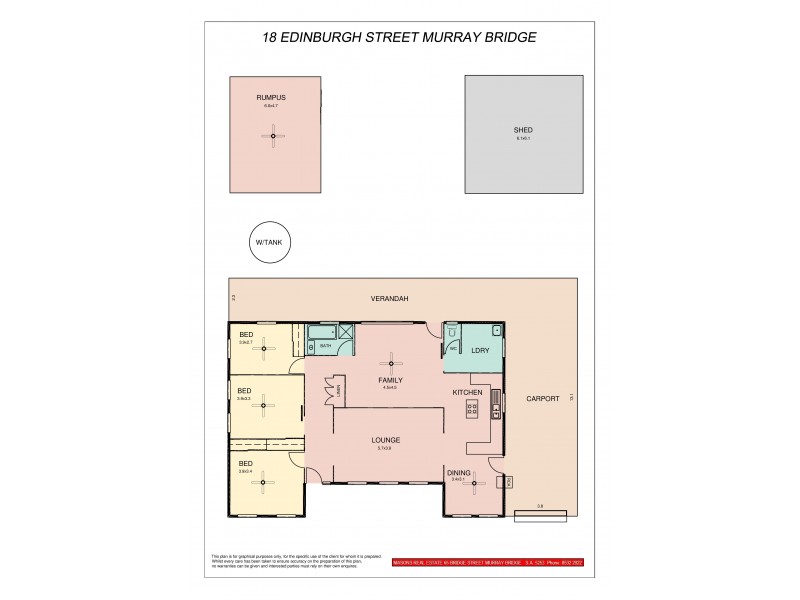 18 Edinburgh Street, Murray Bridge SA 5253 Floorplan
