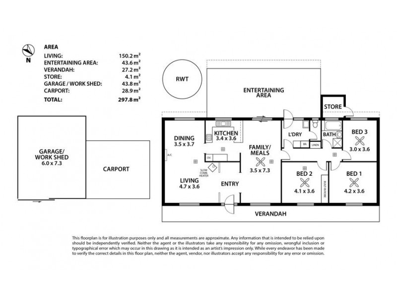 41 Mitchell, Murray Bridge SA 5253 Floorplan