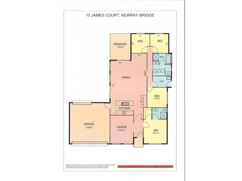 Lot 11 James Court, Murray Bridge SA 5253 Floorplan