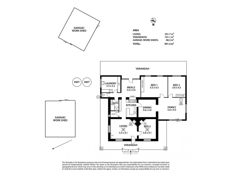 21 Flavel, Jervois SA 5259 Floorplan