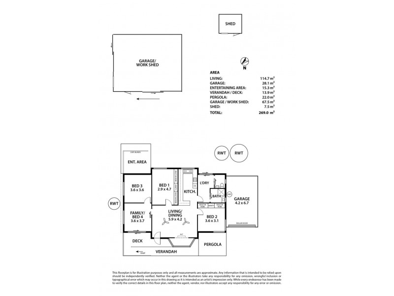 2 Alma Avenue, Murray Bridge SA 5253 Floorplan