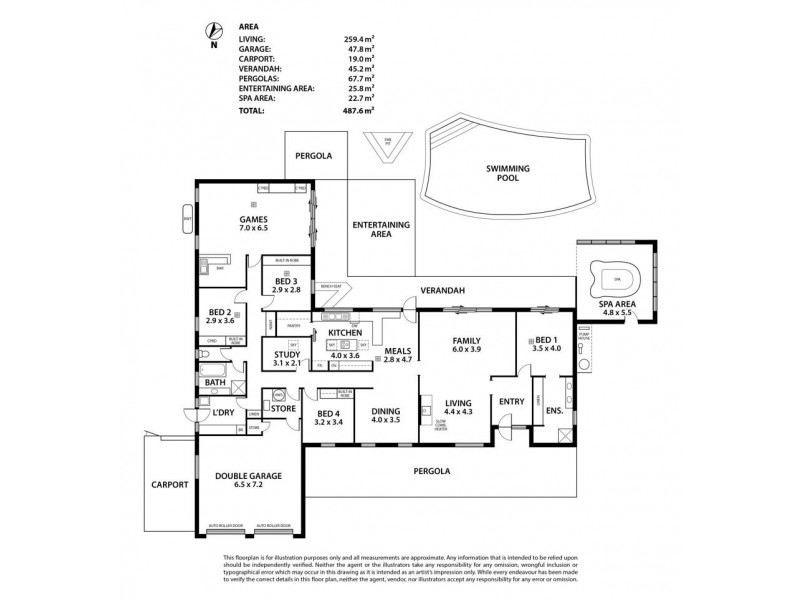 1 Angas Court, Murray Bridge SA 5253 Floorplan