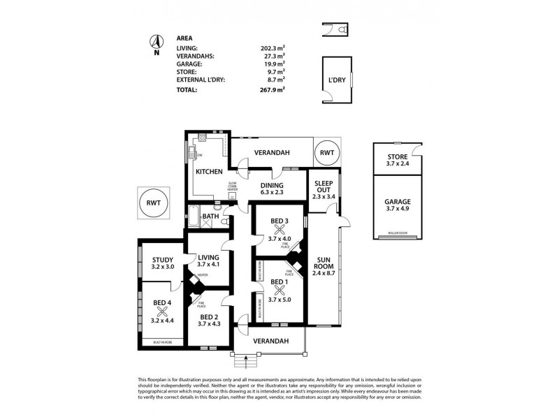 2794 Jervois Road, Jervois SA 5259 Floorplan