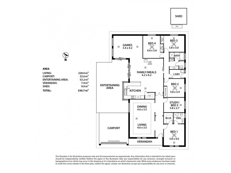 17 Melaleuca Way, Murray Bridge SA 5253 Floorplan