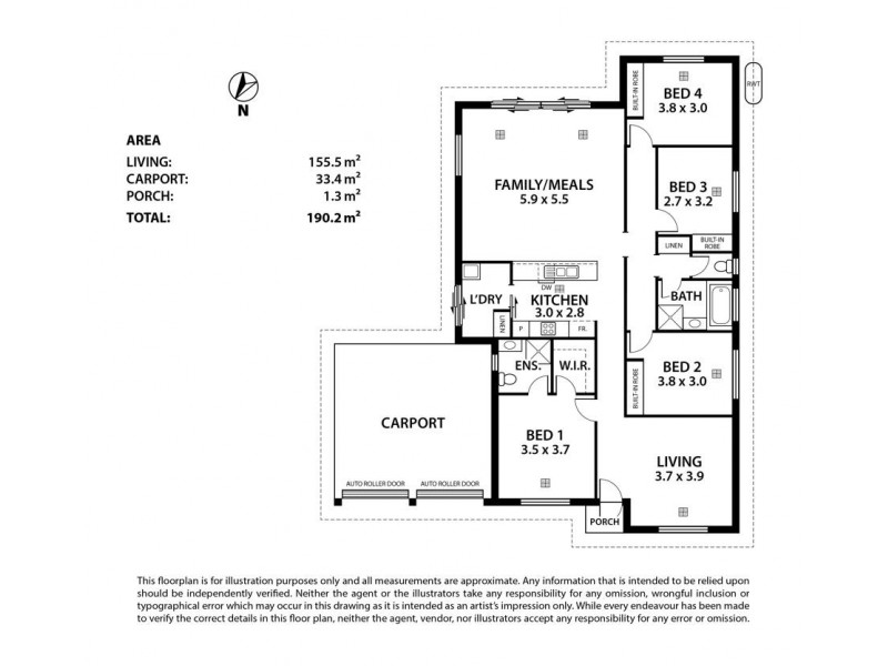 11 Ferris, Murray Bridge SA 5253 Floorplan