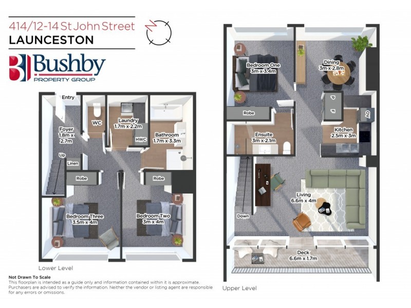 414/12-14 St John Street, Launceston TAS 7250 Floorplan