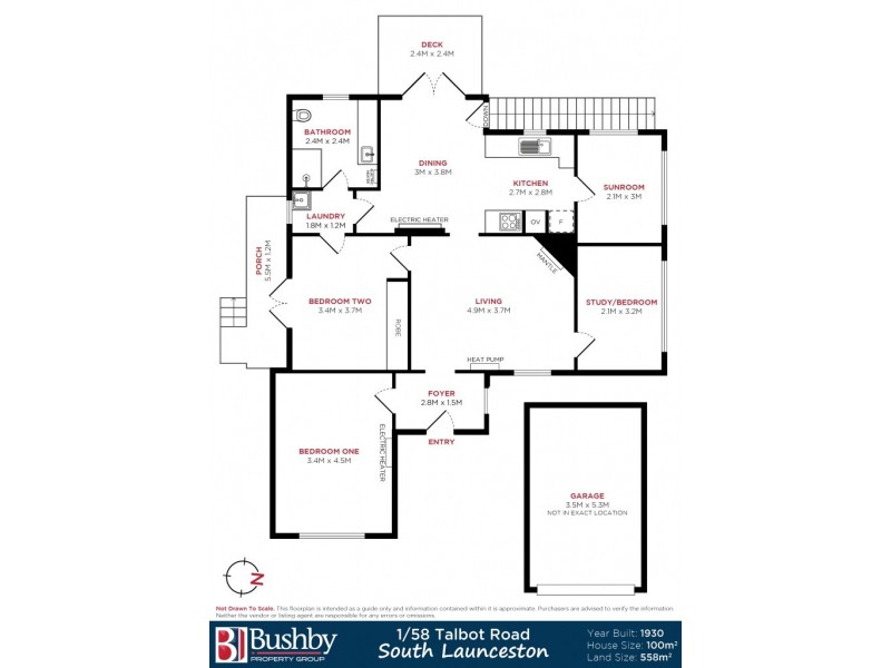 1/58 Talbot Road, South Launceston TAS 7249 Floorplan