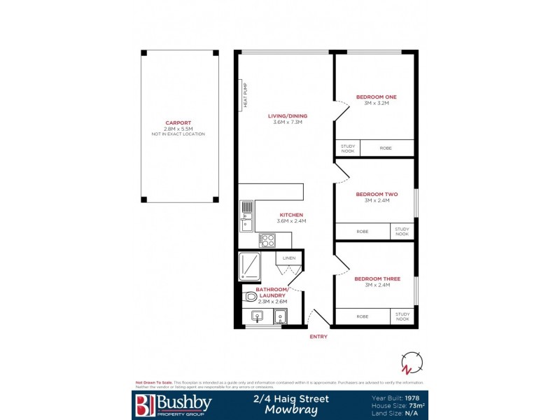 2/4 Haig Street, Mowbray TAS 7248 Floorplan
