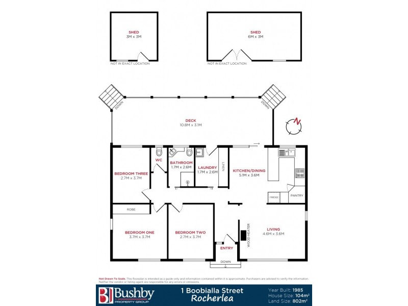 1 Boobialla Street, Rocherlea TAS 7248 Floorplan